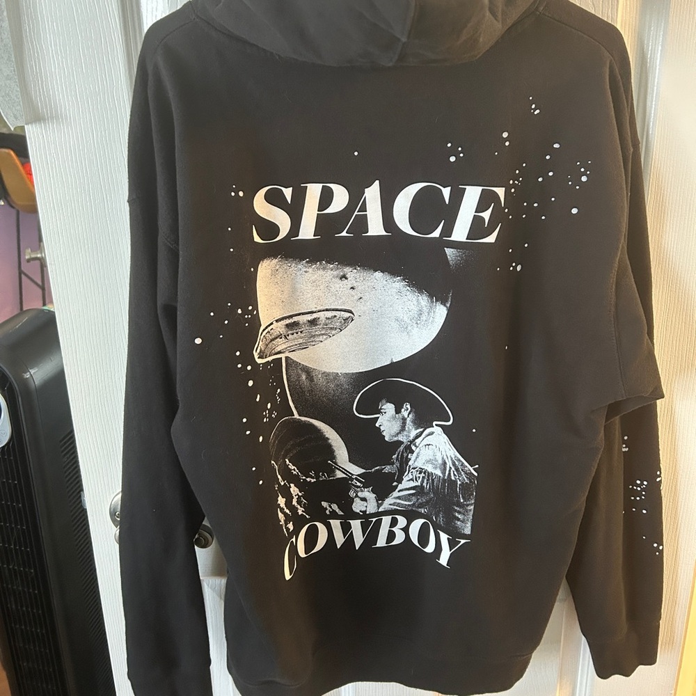 Space Cowboy Black Hoodie